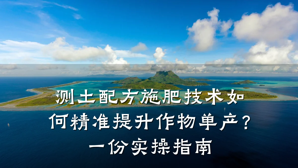 测土配方施肥技术如何精准提升作物单产?一份实操指南
