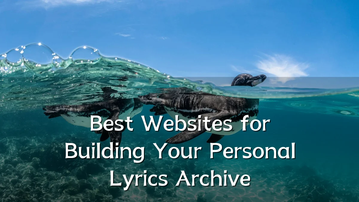 Best Websites for Building Your Personal Lyrics Archive