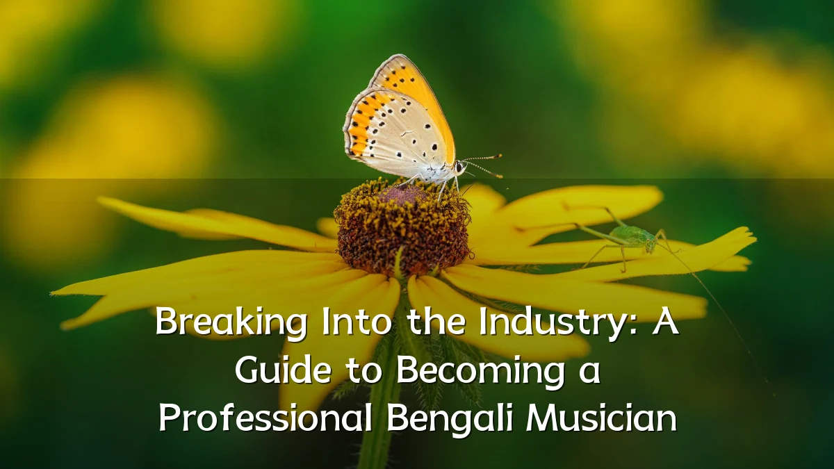Breaking Into the Industry: A Guide to Becoming a Professional Bengali Musician