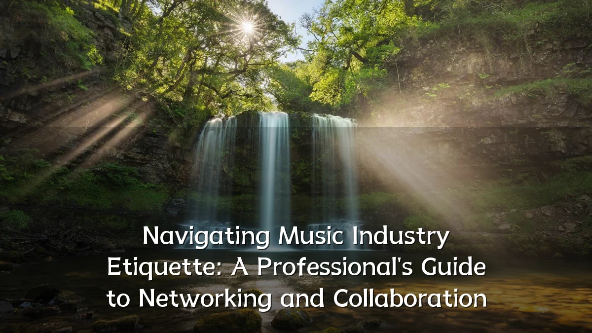 Navigating Music Industry Etiquette: A Professional's Guide to Networking and Collaboration
