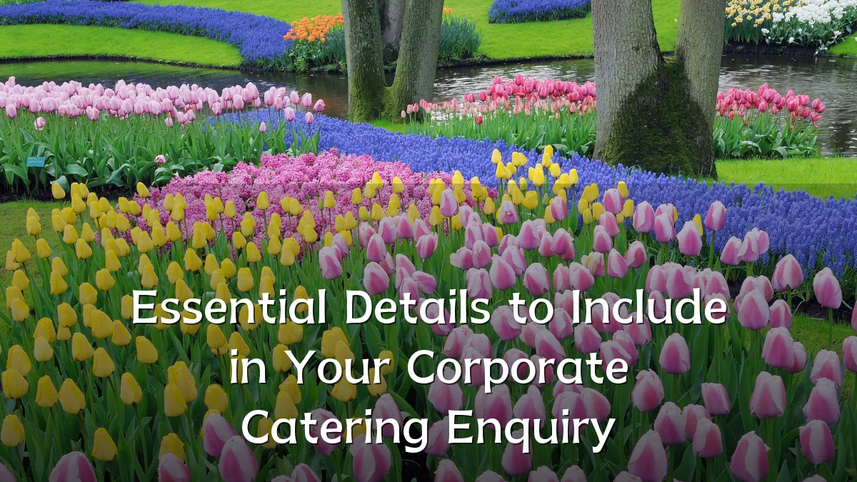 Essential Details to Include in Your Corporate Catering Enquiry