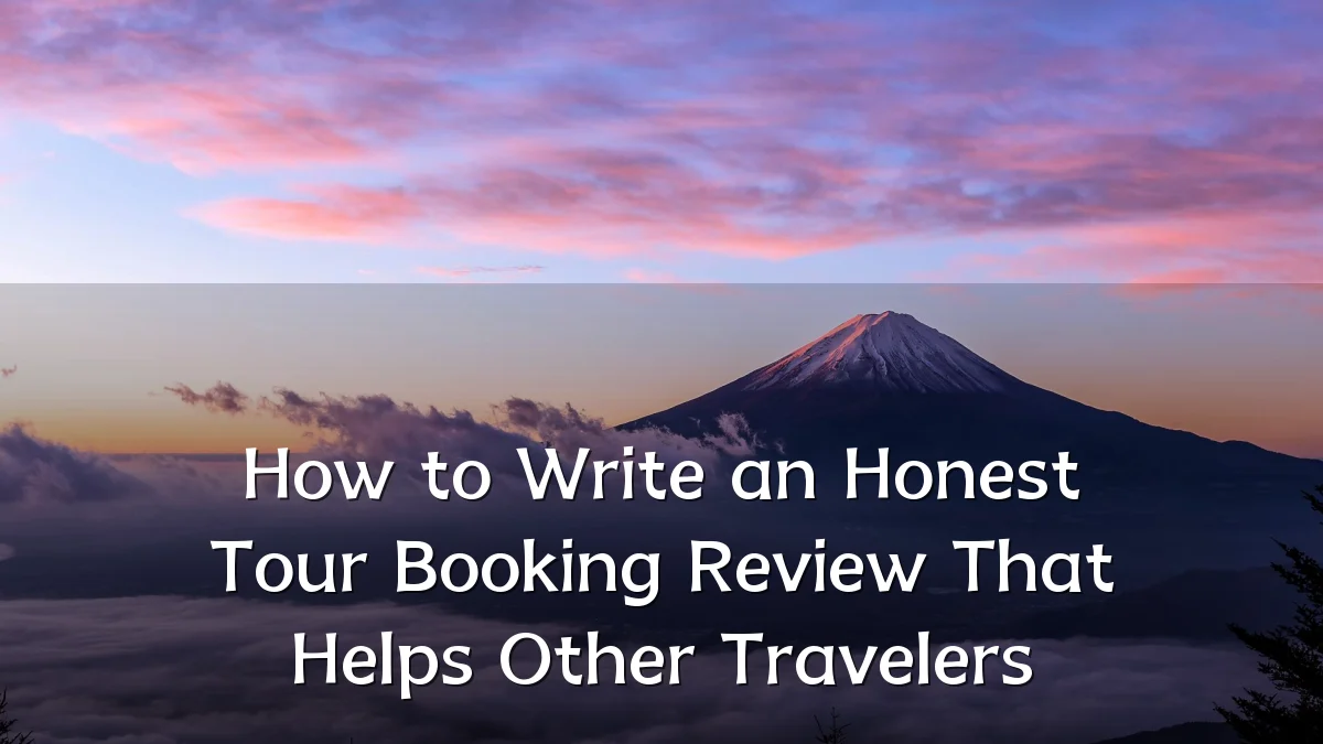 How to Write an Honest Tour Booking Review That Helps Other Travelers